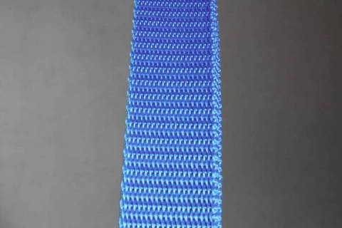 10 Meter Gurtbänder 25 mm Hellblau - Picture: A3