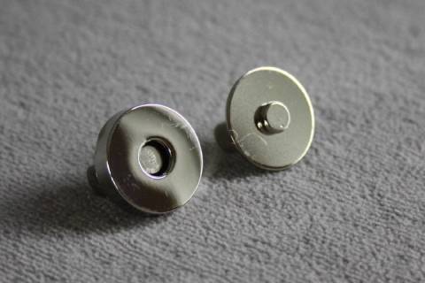 100 Magnetverschlüsse 18 mm Nickel H1-168 - Bild: A2