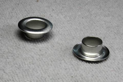 100 Ösen - Eyelets Box 8,7 mm Silver - Picture: A2