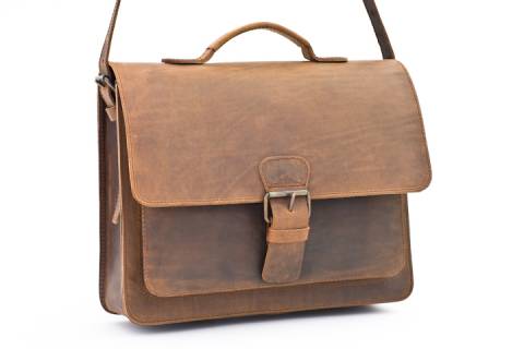Leder Schultasche 36 cm - Ranger