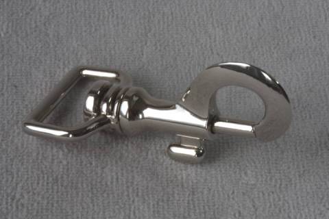 Karabinerhaken - Bolzenkarabiner 25 mm Nickel 012 - Picture: A6