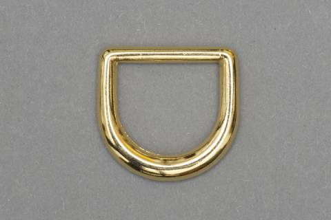 D - Ring - Halbring 20 mm vergoldet 145