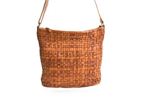 Geflochtene Naturlederhandtasche 32502 - Picture: a2