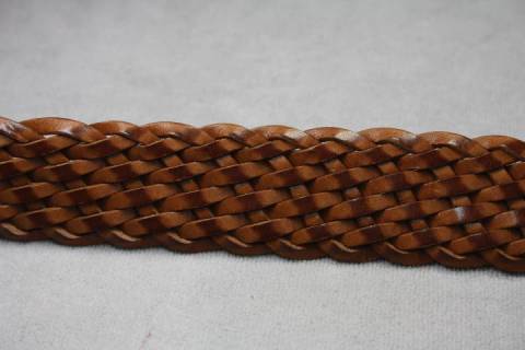 Gepflochtener Lederriemen Ambar - Picture: A4