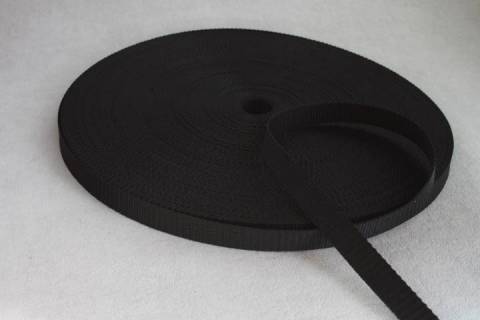 10 Meter Gurtband 20 mm Schwarz - Picture: A2