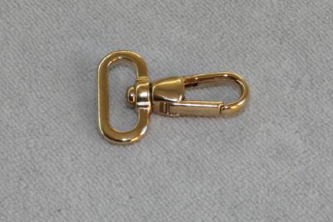 Karabinerhaken 20 mm Vergoldet 057 - Picture: a3