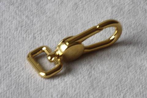 Karabinerhaken 15 mm Gold Glänzend 363 - Picture: A3