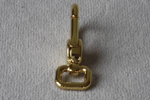 Karabinerhaken 10 mm Gold Glänzend 036 - Picture: A1