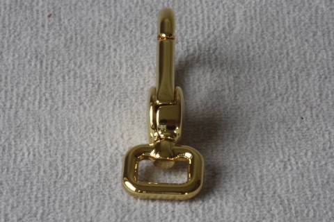 Karabinerhaken 10 mm Gold Glänzend 036 - Bild: A1