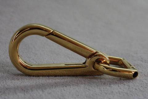 Karabinerhaken 20 mm Vergoldet 020 - Picture: A3