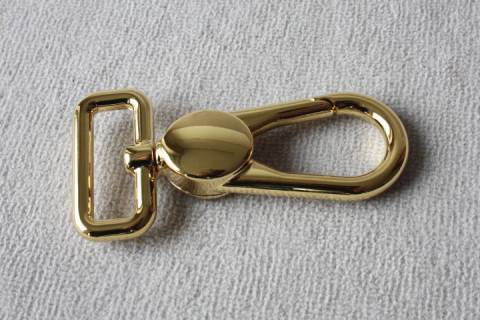 Karabinerhaken - 25 mm - Gold - 356 - Picture: A5
