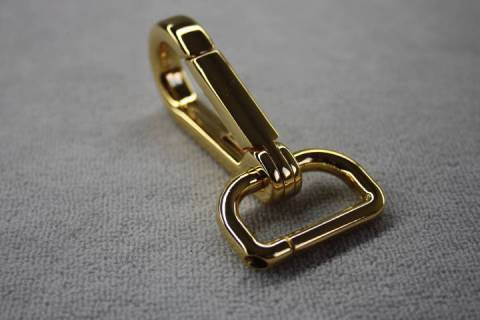 Karabinerhaken 25 mm Vergoldet 020 - Picture: A1