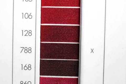 Nähgarn - Ledergarn Stärke 20 - 600 - Picture: Farbe-Burgunder-128