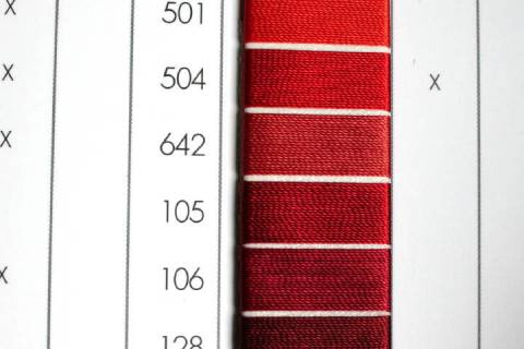 Nähgarn - Ledergarn Stärke 20 - 200 - Picture: Farbe-Indian-Red-642