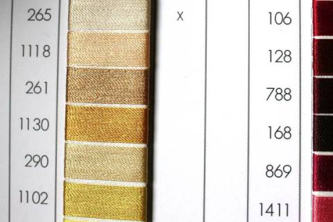 Serafil - Ledergarn - Nähgarn für Leder 60 - 600 - Picture: Farbe-Apriko-mild-1118