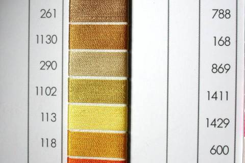 Serafil - Ledergarn - Nähgarn für Leder 60 - 600 - Picture: Farbe-Sahne-290