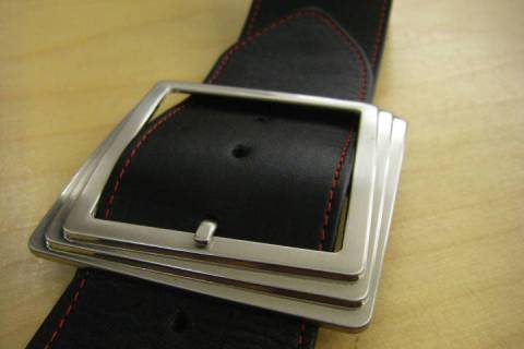 Damen - Lederguertel 60 mm - G-077 - Picture: A2