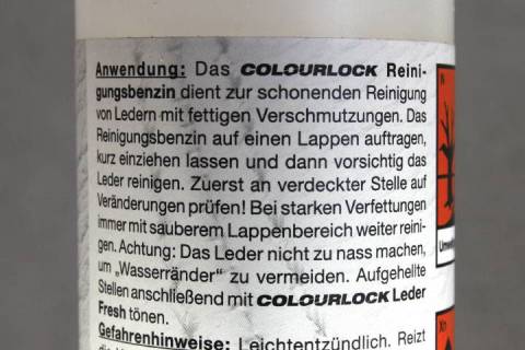 Lederreinigungsbenzin - Leder Entfetten - Picture: A2