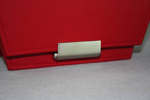 Lederhandtasche Torii in Rot - Bild: A3