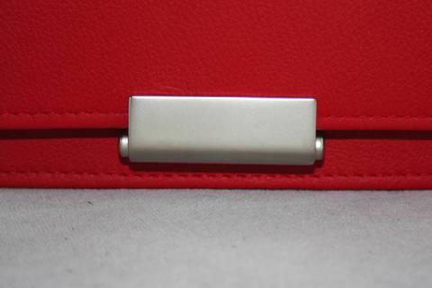 Lederhandtasche Torii in Rot - Bild: A4
