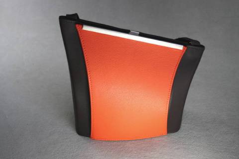 Papillon Lederhandtaschen Braun - Orange - Picture: A1