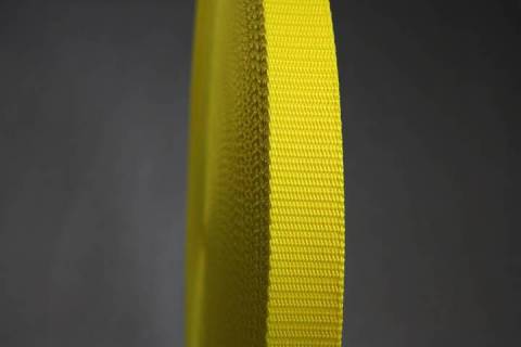 10 Meter Gurtband - 25 mm Gelb - Bild: A3