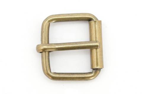 Rollschliessen  - Taschenschnallen - 18 mm - Altmessing 073 - Bild: A7