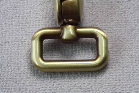 Karabinerhaken 20 mm Altmessing 175 - Picture: A1