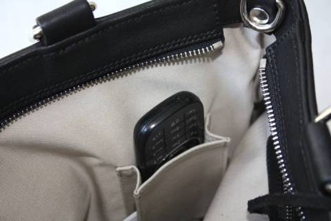 Sonnenlederhandtaschen Denia Schwarz - Picture: A7