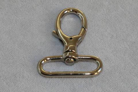 10 Karabinerhaken 40 mm Nickel - 062 - Picture: A4