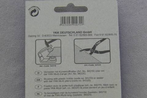 YKK Druckknöpfe 15 mm - Bild: A4