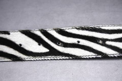 Kalbfellriemen - Zebra - Picture: A2