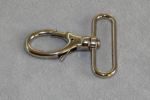 Karabinerhaken 50 mm Nickel 063 - Picture: a2