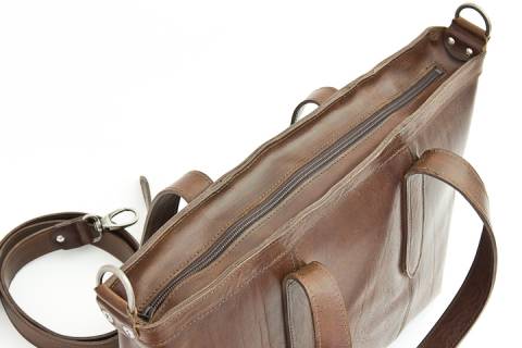 Damenhandtaschen mit Doppelriemen - Picture: braun