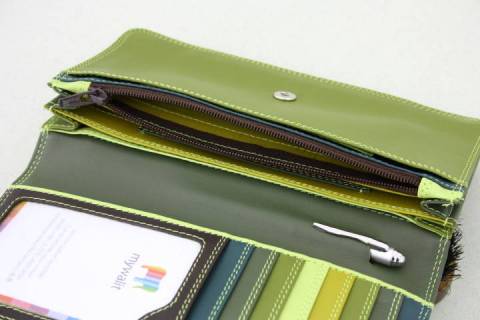 Mywalit Purse Petrol - Ginster - Hellgrün 237-105 - Picture: a14