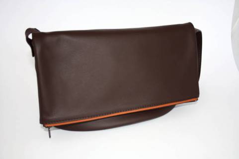 Olbrish b - Handbag - Chamaeleon Medium - Braun-Orange - Bild: Farbe-Tuerkis-425_22