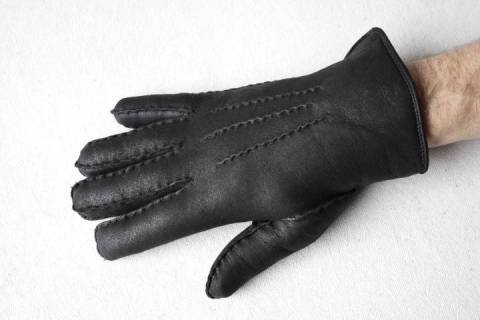 Roeckl - Lammfell Fingerhandschuhe - Nappiert - Schwarz - Picture: a7